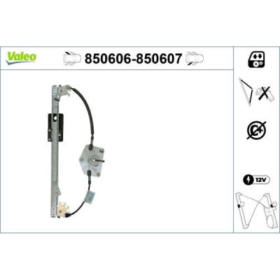 Mecanism actionare geam VALEO 850606