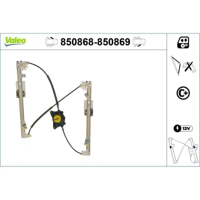 Mecanism actionare geam VALEO 850868