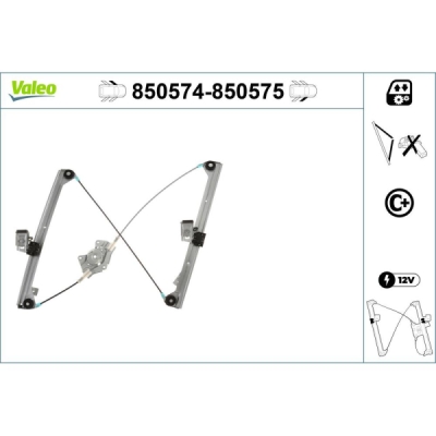 Mecanism actionare geam VALEO 850574