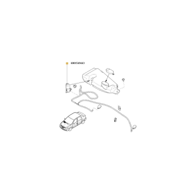 Pompa de apa, spalare parbriz ORIGINAL RENAULT 6001549443