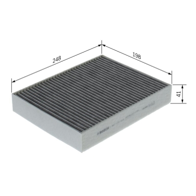 Filtru habitaclu cu carbon activ BOSCH 1 987 435 503