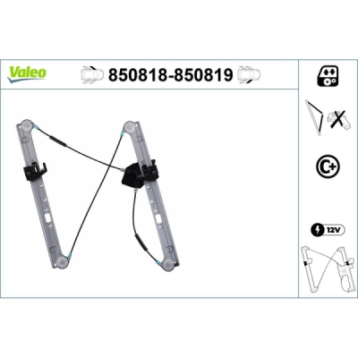 Mecanism actionare geam VALEO 850818