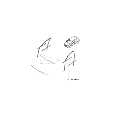 Perie geam usa fata stanga log ORIGINAL RENAULT 6001548979