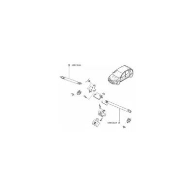 Amortizor portbagaj ORIGINAL RENAULT 82 00 735 264