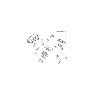 Comutator, deschidere haion ORIGINAL RENAULT 8200385515