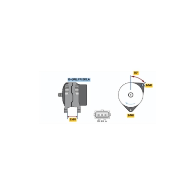 Generator / Alternator BOSCH 0 986 049 181