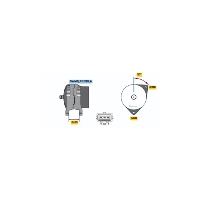 Generator / Alternator BOSCH 0 986 049 181