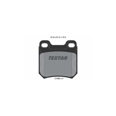 Set placute frana TEXTAR 2105002
