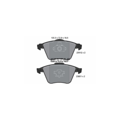 Set placute frana TEXTAR 2391201