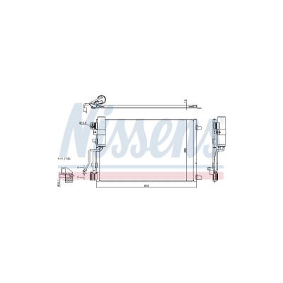 Condensator, climatizare NISSENS 940417