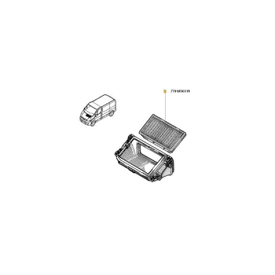 Filtru aer habitaclu / polen ORIGINAL RENAULT 7701 050 319