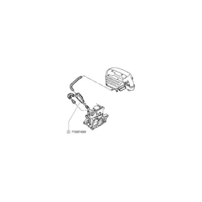 Separator ulei, ventilatie bloc motor ORIGINAL RENAULT 7700874589