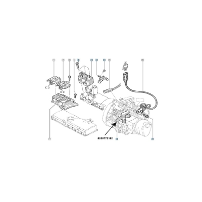 Senzor impulsuri, arbore cotit ORIGINAL RENAULT 82 00 772 182