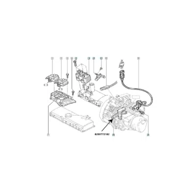 Senzor impulsuri, arbore cotit ORIGINAL RENAULT 82 00 772 182