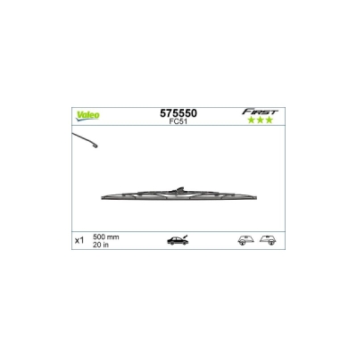 Lamela stergator VALEO 575550