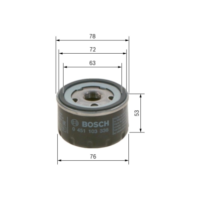 Filtru ulei BOSCH 0 451 103 336