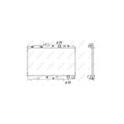 Radiator, racire motor NRF 53286