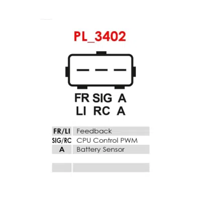 Regulator, alternator AS-PL ARE6040
