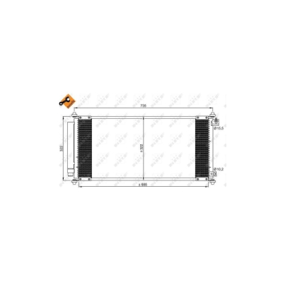 Condensator, climatizare NRF 35791