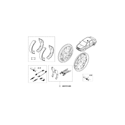 Reglaj parghie, sistem franare ORIGINAL RENAULT 6001551408