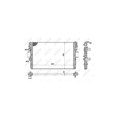 Radiator, racire motor NRF 58361