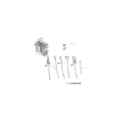 Buson, umplere ulei ORIGINAL RENAULT 111400116R