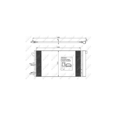 Condensator, climatizare NRF 35921