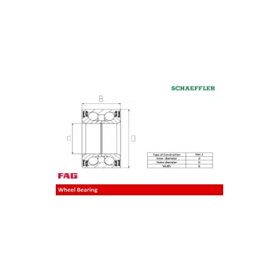 Set rulment roata FAG 713 6492 70