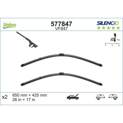 Lamela stergator VALEO 577847