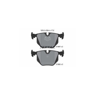 Set placute frana TEXTAR 2148701