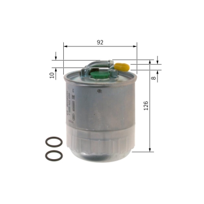 Filtru combustibil BOSCH F 026 402 056