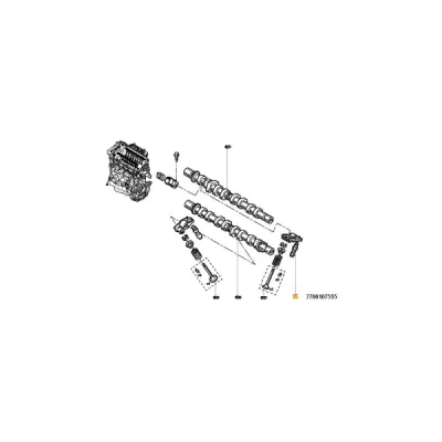 Culbutor supapa ORIGINAL RENAULT 77 00 107 555