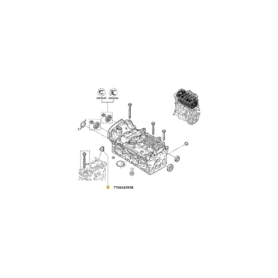 Etansare, supape ORIGINAL RENAULT 7700103938