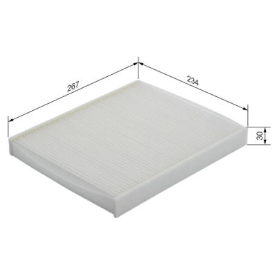 Filtru habitaclu BOSCH 1 987 432 038