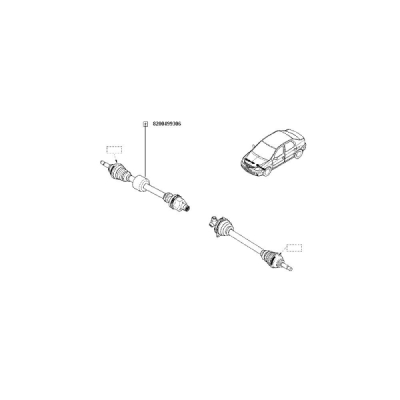 Set articulatie, planetara ORIGINAL RENAULT 8200499306