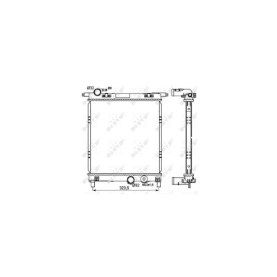 Radiator, racire motor NRF 53101