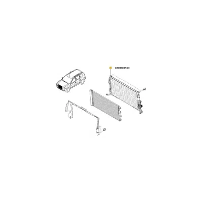 Radiator, racire motor ORIGINAL RENAULT 8200880550