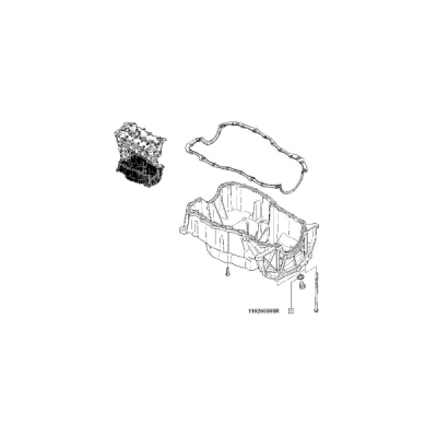 Inel etansare, surub drena ulei ORIGINAL RENAULT 110265505R