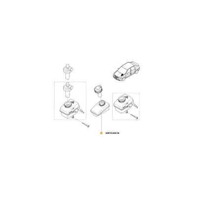 Rezervor lichid frana log ORIGINAL RENAULT 6001548630