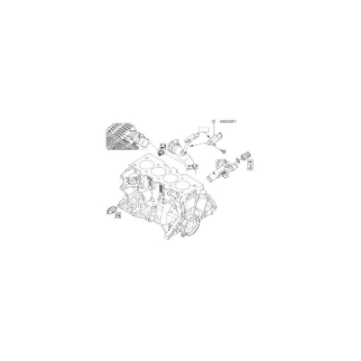 Senzor, presiune galerie admisie ORIGINAL RENAULT 2236 572 66R