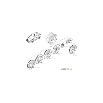 capac roata R15 ORIGINAL RENAULT 8200789771