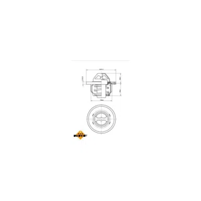 Termostat, lichid racire NRF 725089