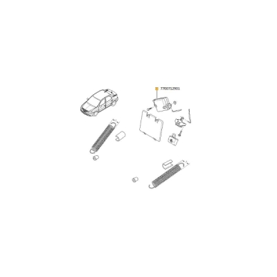 element reglaj, inchidere centralizata ORIGINAL RENAULT 77 00 712 901