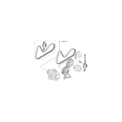 Curea transmisie cu caneluri ORIGINAL RENAULT 82 00 841 132