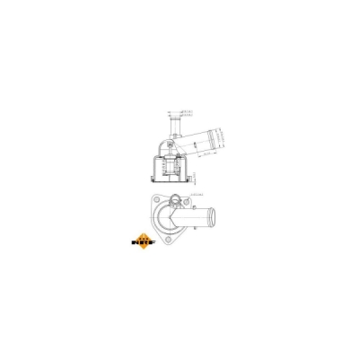 Termostat, lichid racire NRF 725043