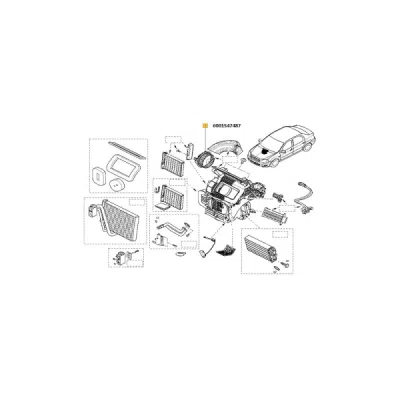 Ventilator, habitaclu ORIGINAL RENAULT 272106020R