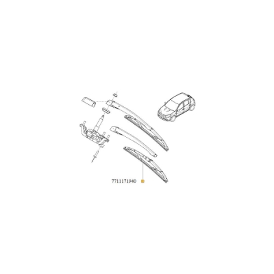 Lamela stergator ORIGINAL RENAULT 77 11 171 940