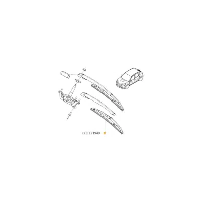 Lamela stergator ORIGINAL RENAULT 77 11 171 940