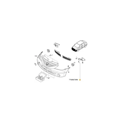 Clips, acoperire decorativa si protectie ORIGINAL RENAULT 7703017090