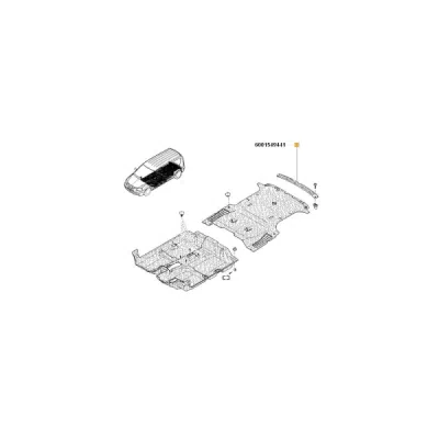Mecanism actionare geam ORIGINAL RENAULT 6001549441